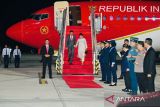 Presiden Joko Widodo tiba di Tanah Air usai lawatan dua hari ke China