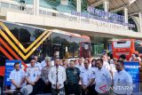 Jumlah penumpang TransJakarta rute Kalideres-Bandara Soetta terus naik
