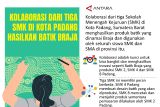 Kolaborasi dari tiga SMK di Kota Padang hasilkan Batik Braja