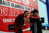 Senam  sumbang medali emas pertama Kabupaten Pati di Porprov 2023