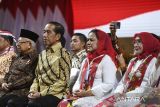 Presiden-Wapres beserta istri nikmati penampilan Kahitna Sabtu malam