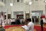 Presiden Jokowi mengukuhkan anggota Paskibraka 2023