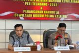 Ditreskrimsus Polda Kalteng  tangkap 34 pelaku pertambangan tanpa izin