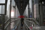Hujan diprakirakan mengguyur  sejumlah kota besar di Indonesia