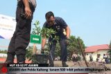 ASABRI - Polda Kalteng tanam 500 bibit pohon dilingkungan SPN