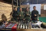 Tim gabungan amankan 5 pucuk senpi rakitan di markas KKB Aluguru
