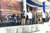 KPU Pesisir Barat Lampung gelar Kirab Pemilu 2024