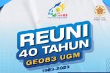 Reuni 40 Tahun Geo83 UGM, gelorakan spirit berbagi