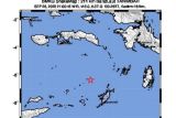 Akibat deformasi batuan, gempa di Laut Banda, Maluku