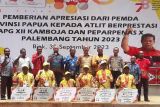 Papua berikan penghargaan bagi atlet Peparpenas 2023