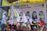 Kahmi Sulsel menggelar ngobrol Pilpres 2024 menghadirkan tiga relawan capres