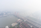 Bencana kabut asap di Palembang