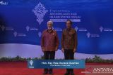 Presiden Jokowi sambut Xanana-pemimpin AIS Forum pada jamuan makan malam