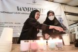 Srikandi Ganjar latih milenial Yogyakarta buat lilin aroma terapi dari jelantah