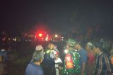 Gara-gara puntung rokok, kebun bambu di Desa Jago Lombok Tengah terbakar