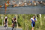 Turis mancanegara ikuti Sport Banua Triathlon Kalsel