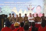 Kementrian Lingkungan Hidup bersama Komisi IV DPR RI gelar sosialisasi dan bimtek perhutanan sosial di Lampung Selatan