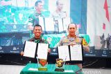 Kodam Sriwijaya-Polda Sumsel bergandengan tangan kawal kamtibmas