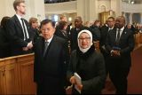 Jusuf Kalla menghadiri pemakaman mantan presiden Finlandia Martti Ahtisaari