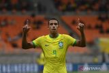 Penyerang Brazil  Elias senang bisa cetak tiga gol di Piala Dunia U-17