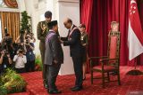 Prabowo terima Darjah Utama Bakti dari Presiden Singapura