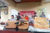 Polres Pasaman Barat gagalkan pengiriman 12 kilogram ganja melalui jasa pengiriman (Video)