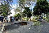 DBMSDA Batam sebut perbaikan ruas jalan yang amblas selama satu pekan