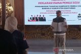 Parpol di Banyumas awali kampanye gelar Deklarasi Damai  Pemilu 2024