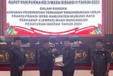 DPRD Murung Raya dengarkan jawaban bupati terhadap empat buah raperda