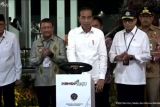 Presiden Jokowi meresmikan tiga terminal bus antisipasi lonjakan penumpang Nataru