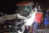 Bus Pemkot Bengkulu alami kecelakaan di Lampung