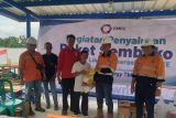 PT RMK Energi bantu paket kebutuhan pokok di Palembang