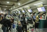 Jumlah penumpang mudik Natal 2023 di Bandara Hasanuddin naik 3,5 persen