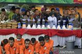 Pemusnahan barang bukti narkoba di Polda Lampung