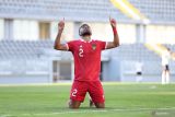 Pemain timnas indonesia Yakob Sayuri tak ingin cepat puas meski cetak gol lawan Libya