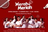 Merah Meriah Sportainment hadirkan pertandingan bulu tangkis bertabur bintang