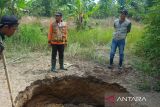 Tanah berongga terjadi di OKU Selatan Sumsel, ini kejadiaannya