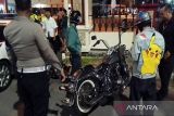 Puluhan motor knalpot brong diamankan di simpang Manahan Solo