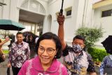Ini jawaban Sri Mulyani terkait isu dirinya mundur dari Kabinet Jokowi