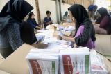 KPU Bandarlampung sudah terima kekurangan surat suara pilpres dan DPD