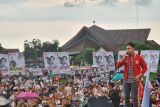 Kaesang curhat dalam kampanye akbar di Sleman