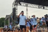 Prabowo kampanye di Sumedang, Gibran di Bandung