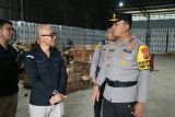 Kapolda Sulut cek pengamanan gudang logistik KPU  di Minahasa Utara