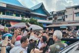 Ganjar blusukan ke Pasar Palimo  dan 16 Ilir Palembang
