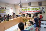 Kapolres Pelabuhan gelar rakor pendistribusian logistik pemilu ke wilayah pulau