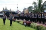 Polda Sulut gelar apel pergeseran  pasukan pengamanan Pemilu 2024