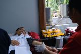 PLN UID Sulselrabar gelar donor darah peringati Bulan K3 Nasional