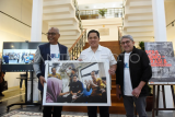 Menteri BUMN tinjau pameran foto Pers Demo-Krasi dan Pembangunan