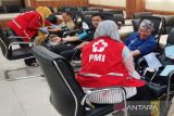 PWI Sleman - Pemkab Sleman menggelar donor darah dalam rangka HPN 2024