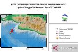 39 kali gempa susulan terpusat di Bayah Banten